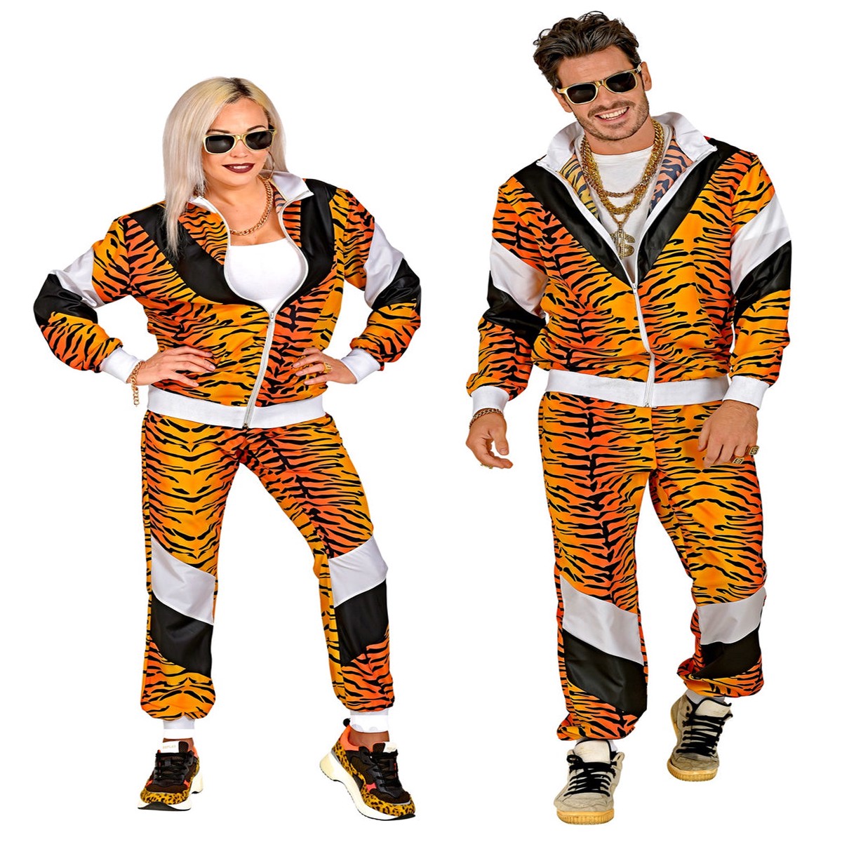 80er Jahre Golden Tiger Jogginganzug