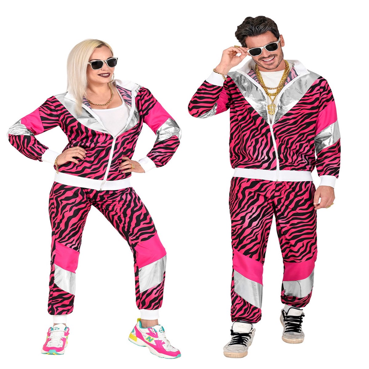 80er Jahre Pink Tiger Jogginganzug