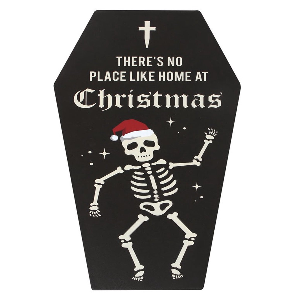 “No Place Like Home” Cryptmas Sarg Wandbild