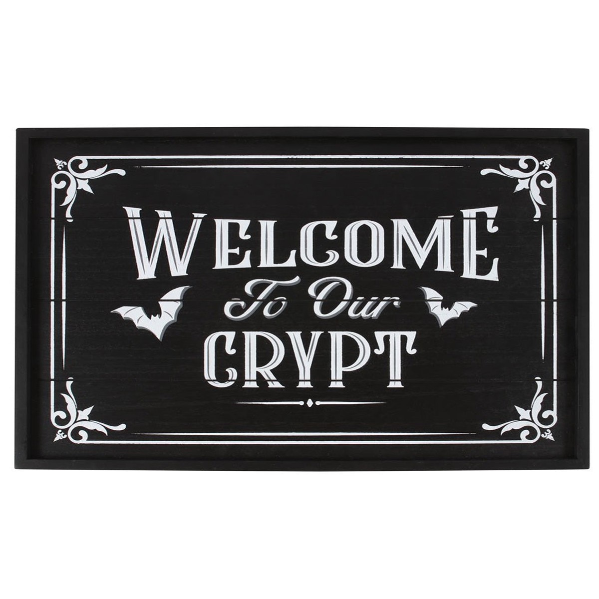“Welcome to our Crypt” Wandbild 40cm