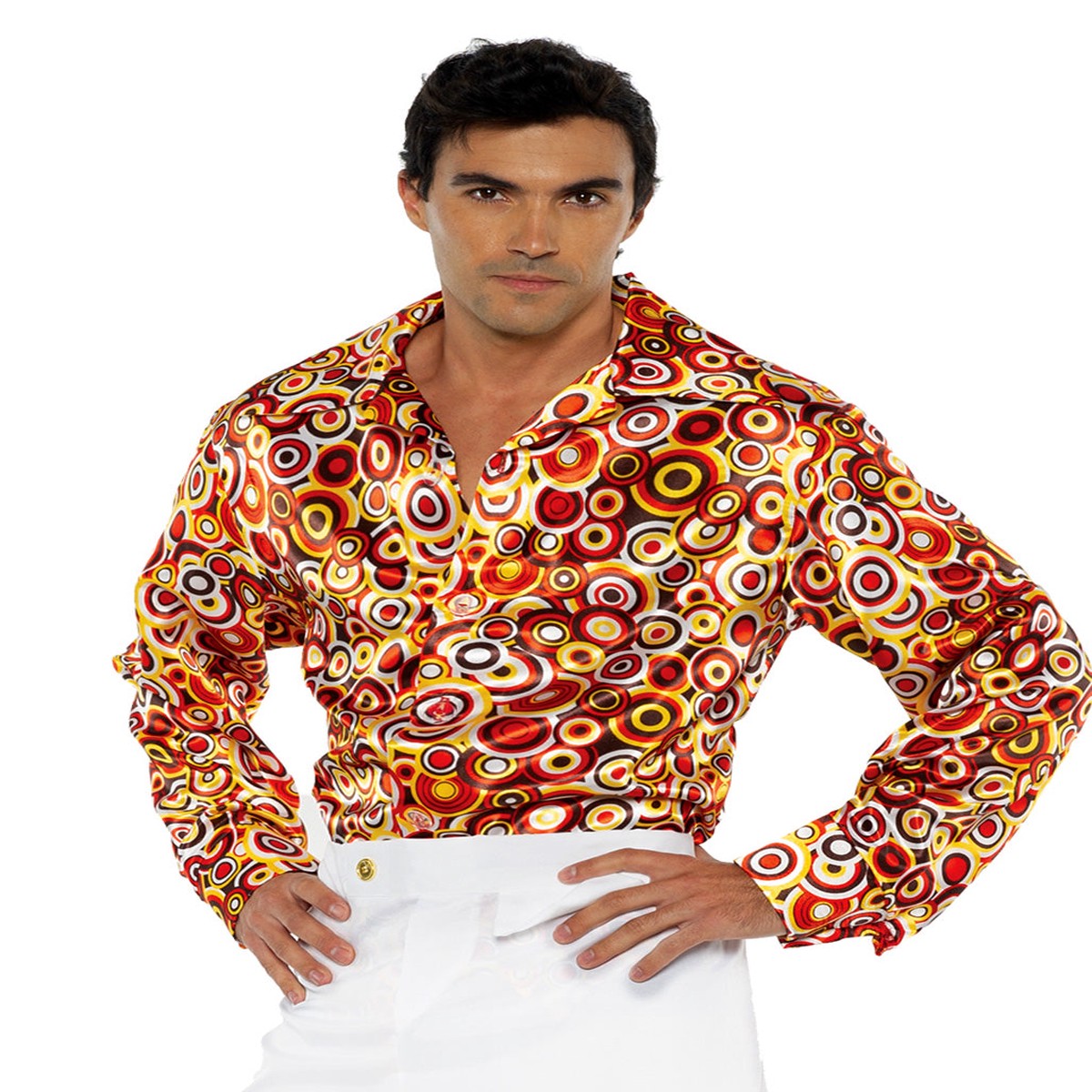 70er Jahre Multicolor Schlager Hemd