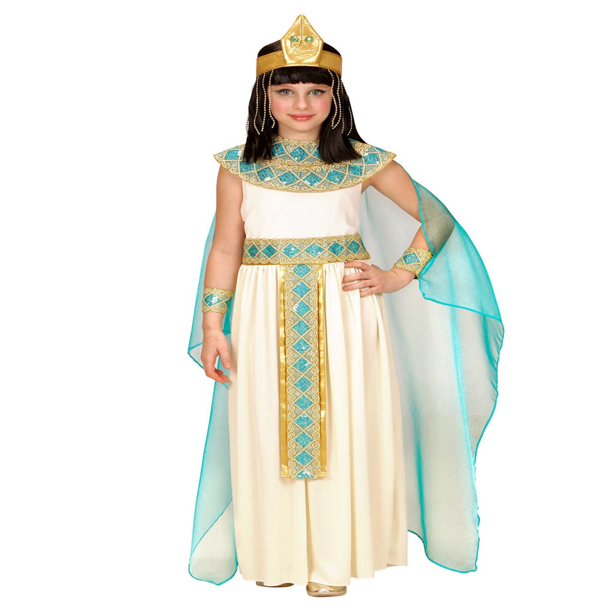 4-tlg. Cleopatra Kinderkostm Deluxe