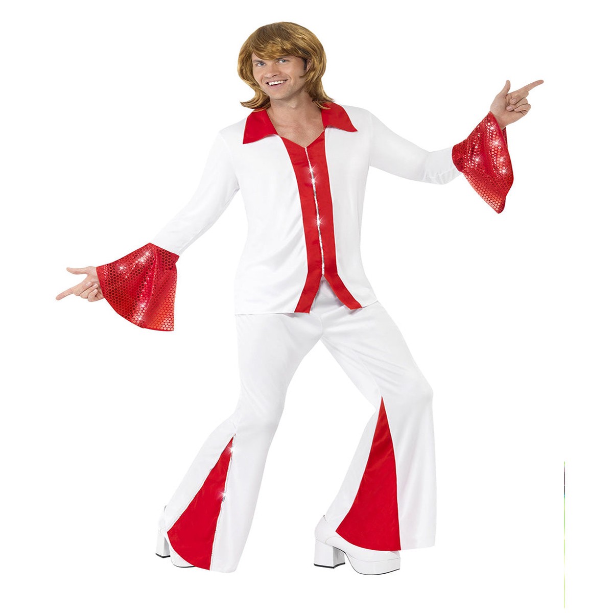 70er Jahre Super Trooper Herren Kostm