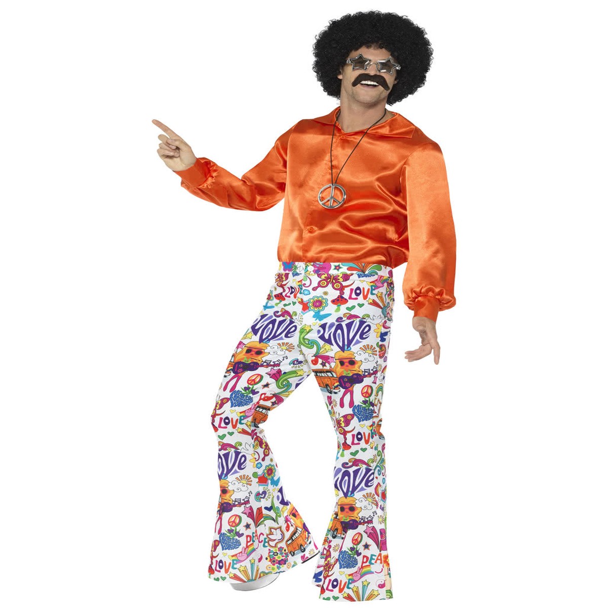 60s Groovy Herren Schlaghose