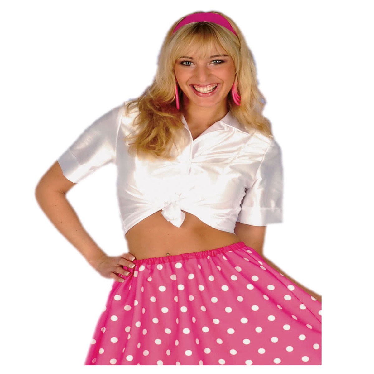 50s Rock`n Roll Bluse wei