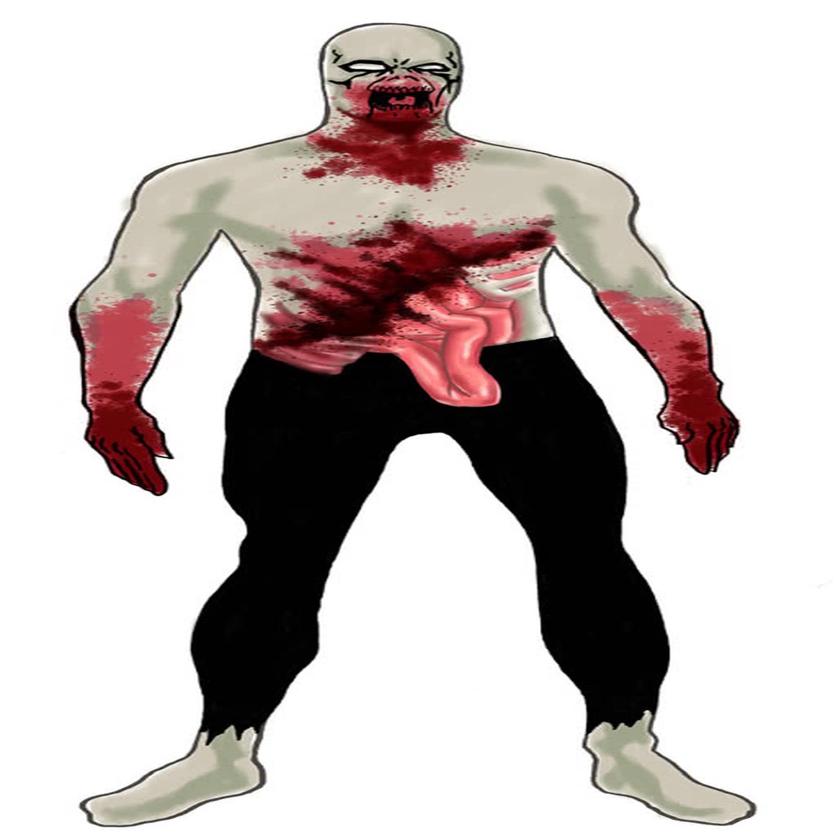 Zombie Skin Suit