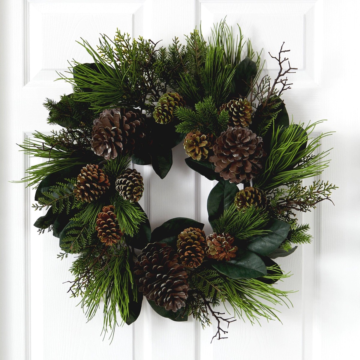 28 Pine Cone and Pine Wreath