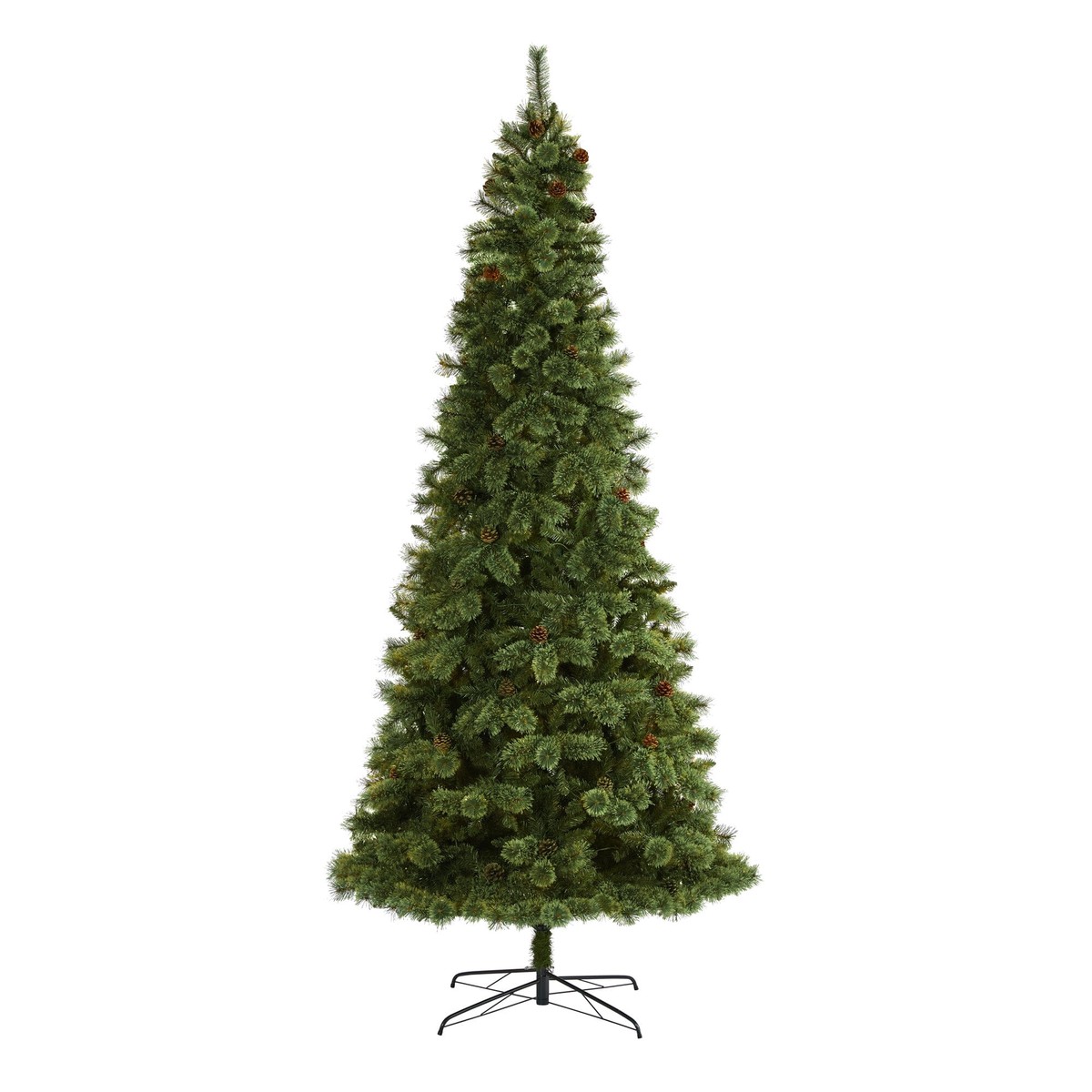 10 White Mountain Pine Artificial Christmas Tree with 1875 Bendable Branches