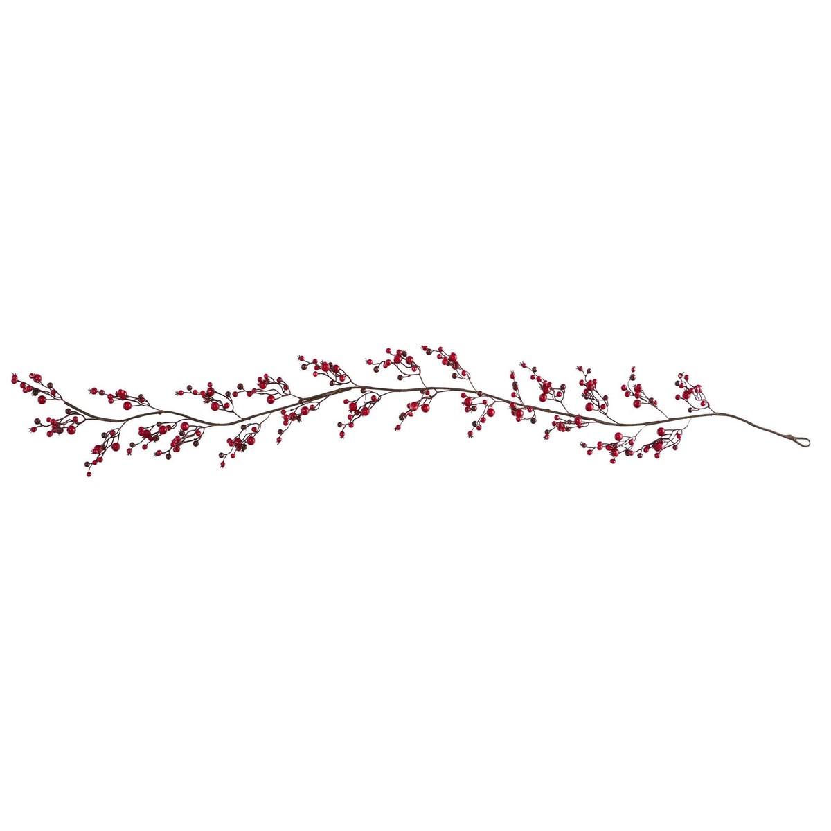6 Red Berry Artificial Garland (Set of 2)