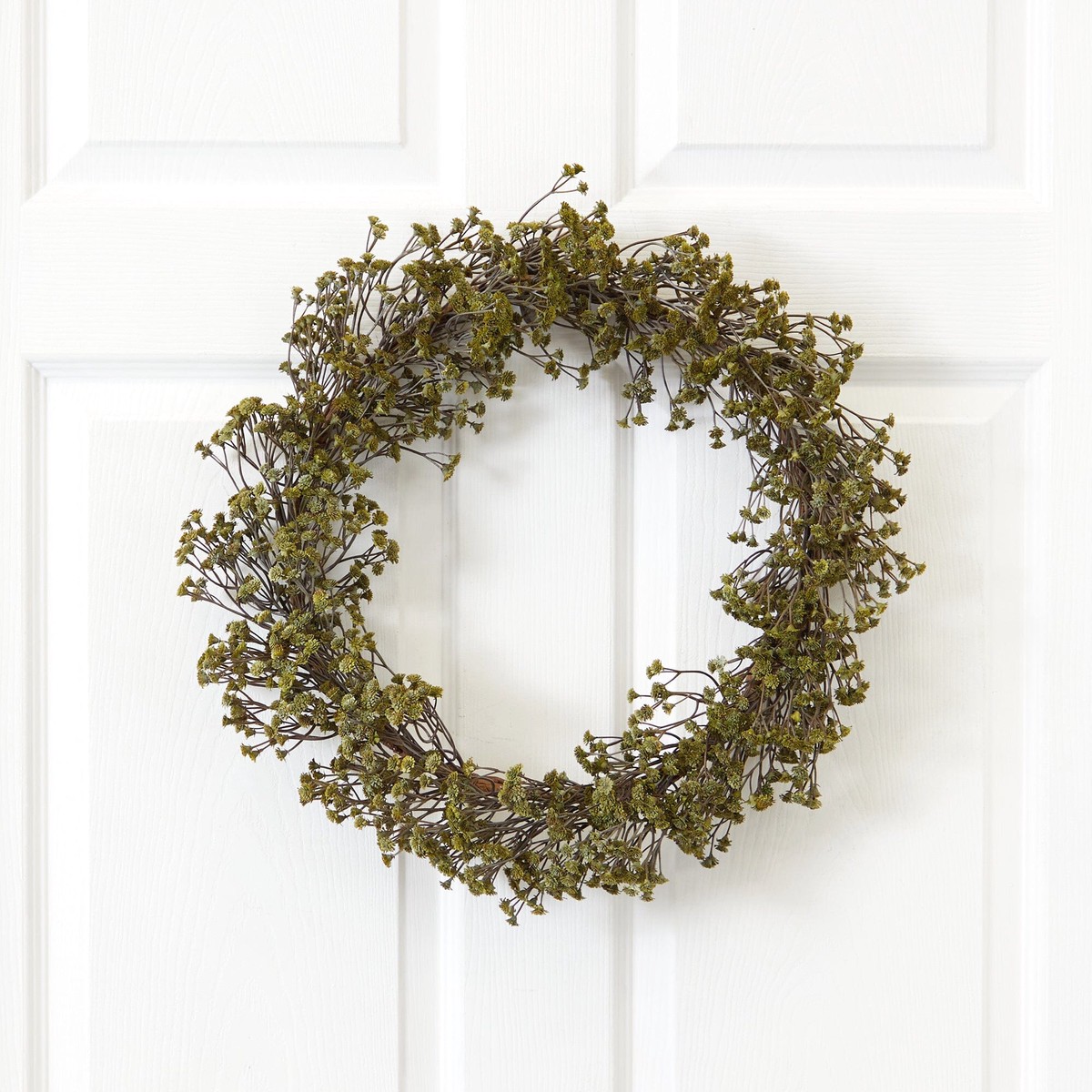 20 Autumn Gypsophila Artificial Wreath