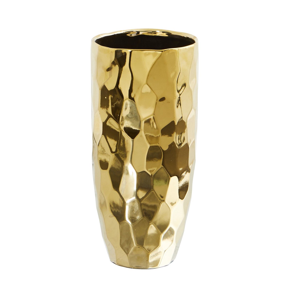 10 Designer Gold Cylinder Vase
