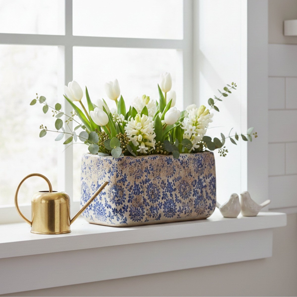 10 Tuscan Ceramic Rectangle Planter