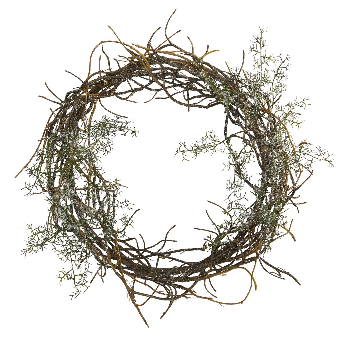 17 Frosted Twig Wreath