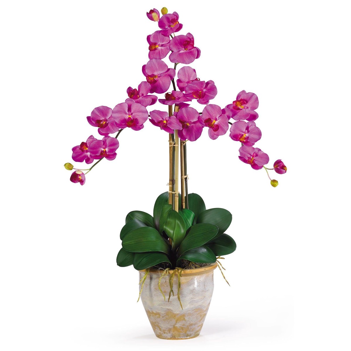 Triple Stem Phalaenopsis Silk Orchid Arrangement – Orchid
