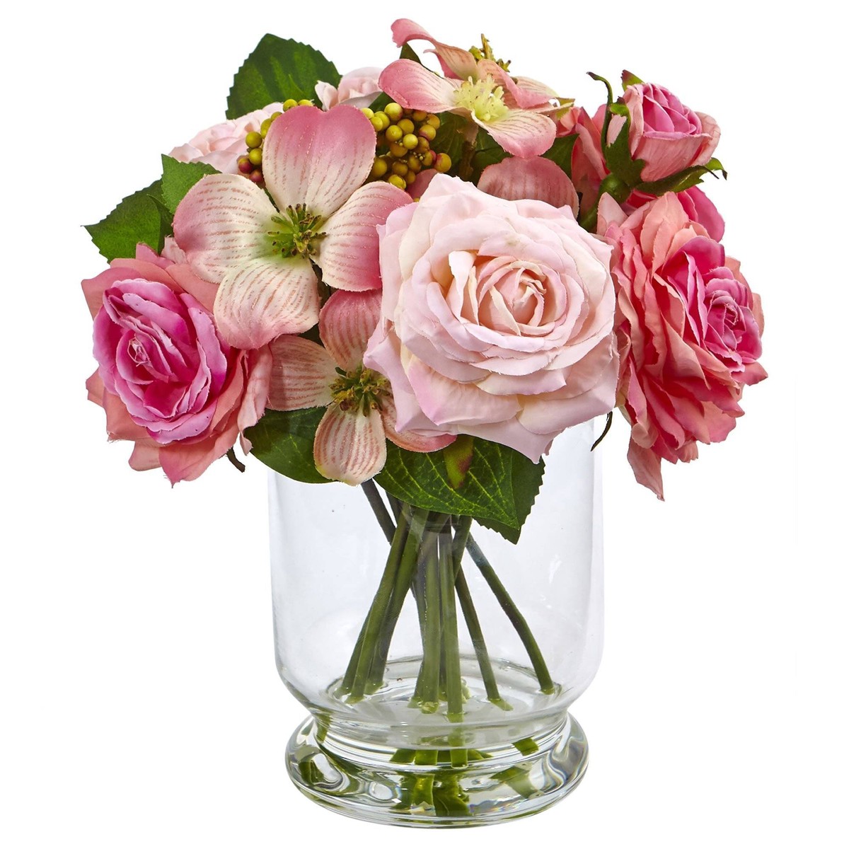 10″ Rose and Berry Arrangement”