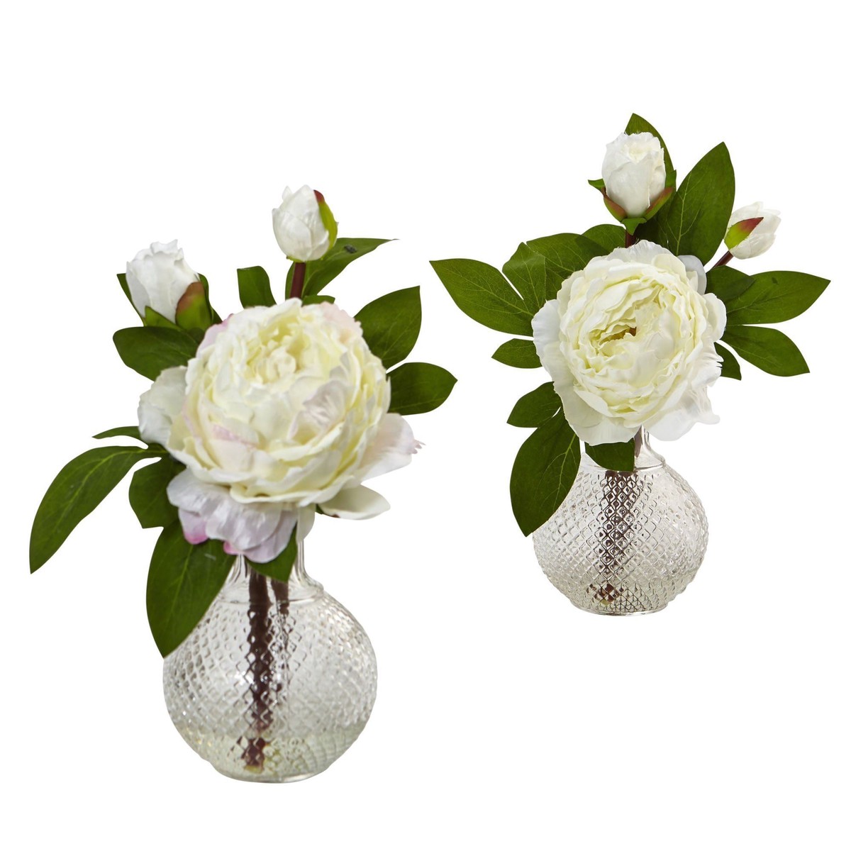 11 Peony with Vase (Set of 2)