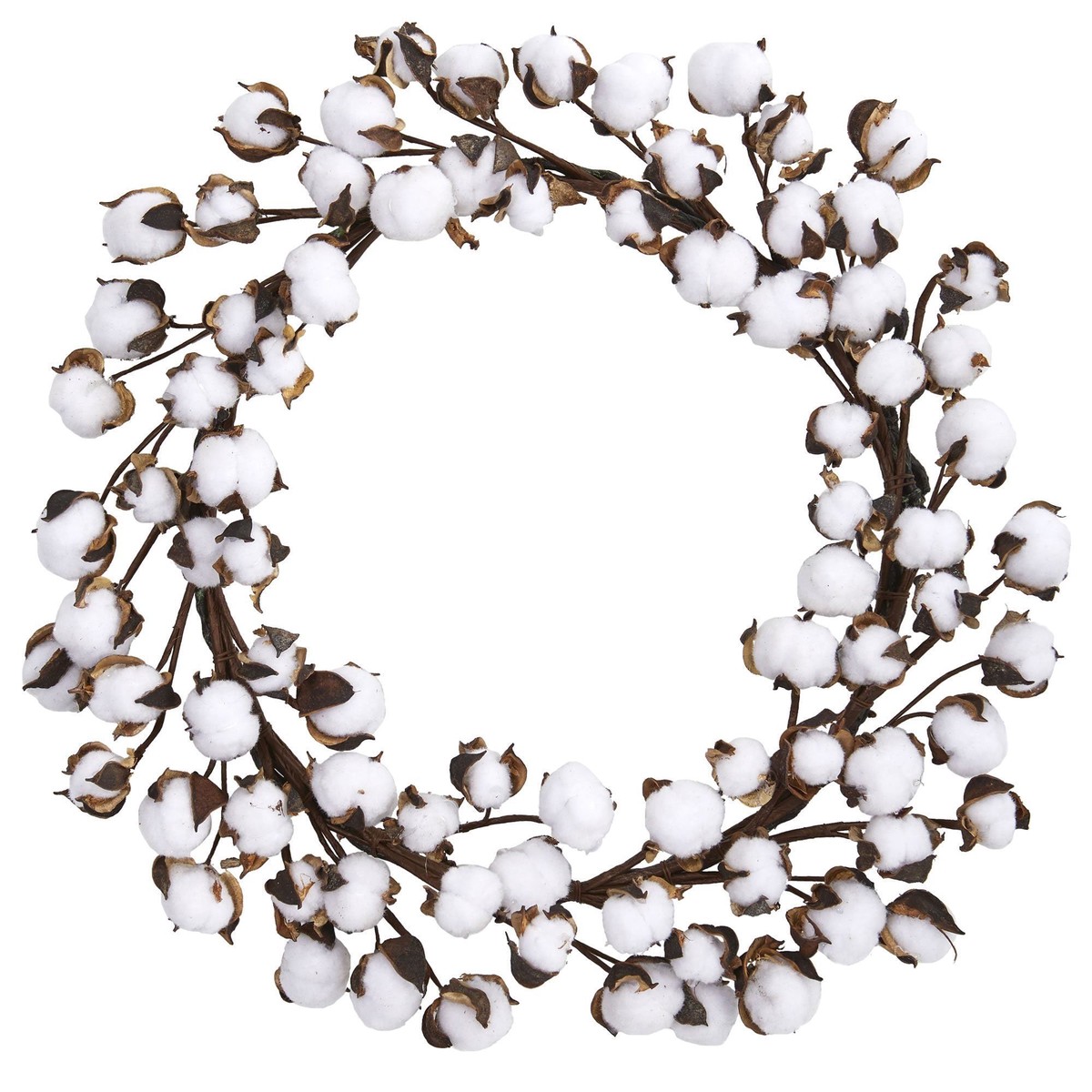 20 Cotton Ball Wreath