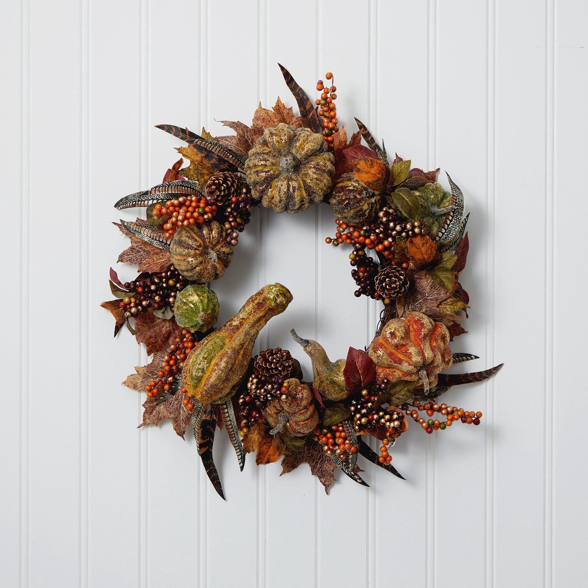 28″ Autumn Pumpkin Wreath